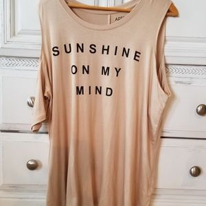 Women's Shoulder Cut-Out Tshirt